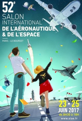 Affiche Salon du Bourget 2017