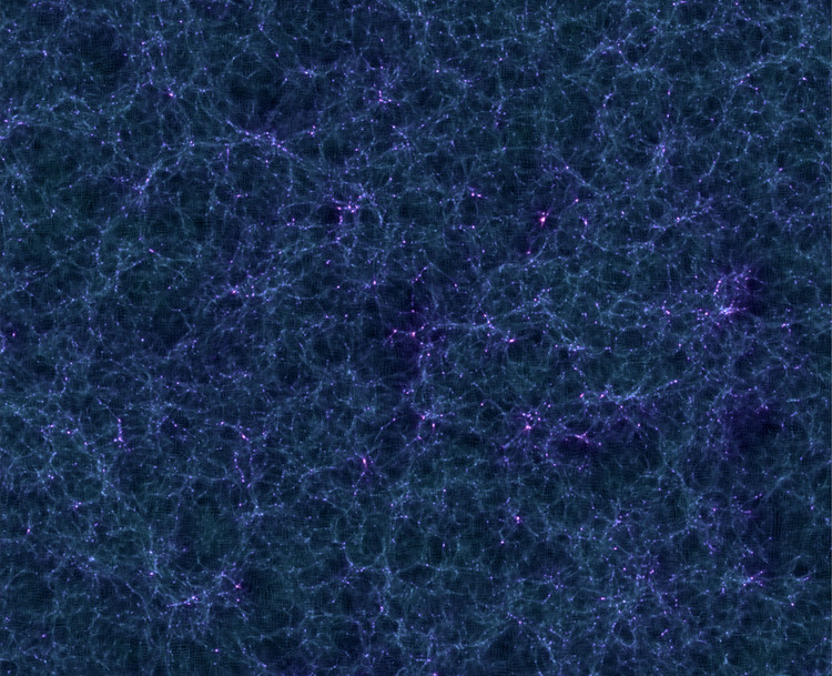 Simulation des grandes structures de l’Univers – droits : Projet Horizon
