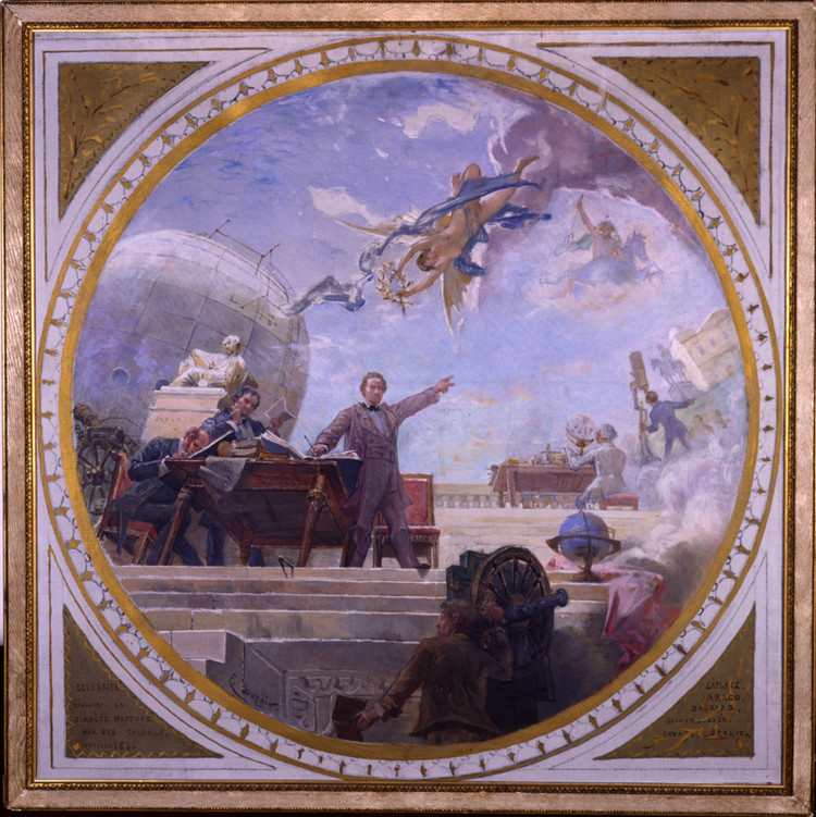 Projet de plafond peint - droits : Observatoire de Paris