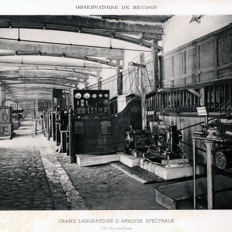 Le laboratoire d’analyse des gaz de Janssen – droits : Observatoire de Paris