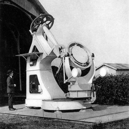 Le sidérostat à ses débuts – droits : Observatoire de Paris