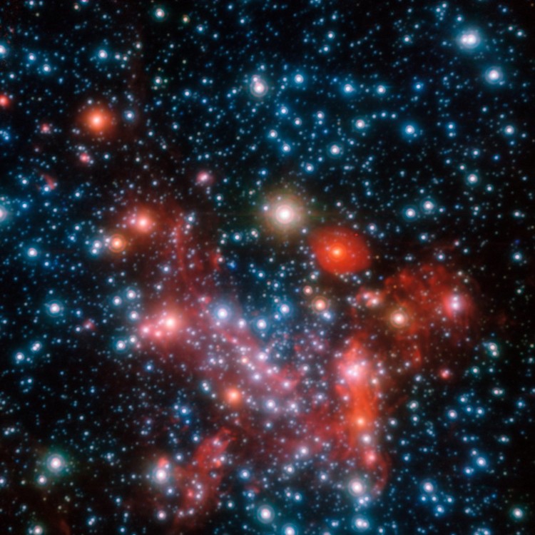 Un trou noir se cache au centre de la Voie Lactée – droits : ESO/S. Gillessen et al.