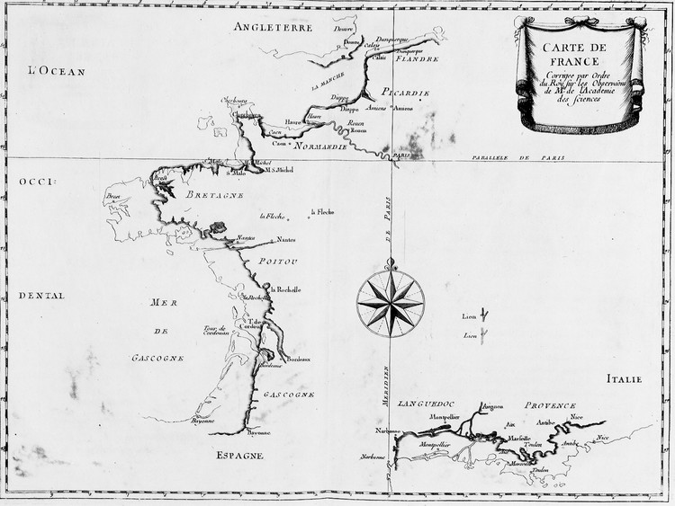 La nouvelle carte de France - droits : Observatoire de Paris